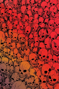 Gathering of Skulls Sketchbook - Fire