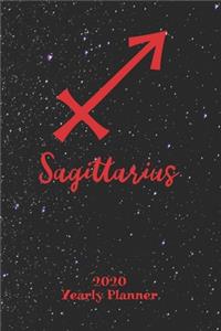 2020 Yearly Planner - Zodiac Sign Sagittarius