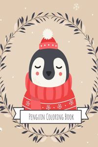 Penguins Coloring Book