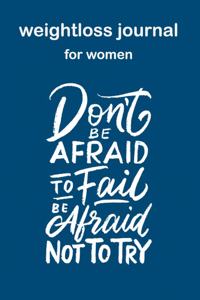 2020 weight loss journal and planner