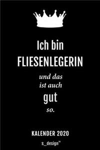 Kalender 2020 für Fliesenleger / Fliesenlegerin