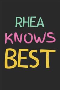 Rhea Knows Best