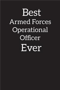 Best Armed Forces Operational Officer Ever