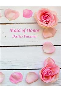 Maid of Honor Duties Planner