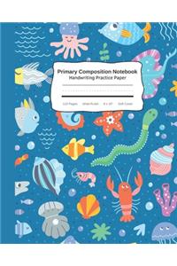 Primary Composition Notebook Handwriting Practice Paper