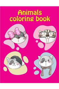 Animals coloring book