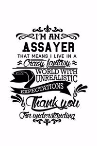 I'm An Assayer That Means I Live In A Crazy Fantasy World With Unrealistic Expectations Thank You For Understanding