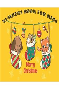 merry christmas numbers book for kids