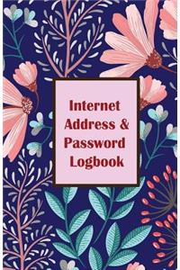 Internet Address & Password Logbook