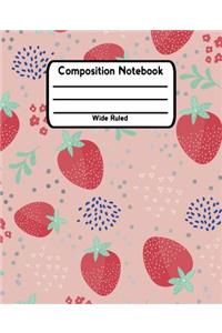 Composition Notebook Wide Ruled