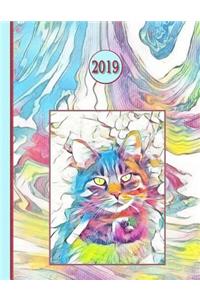 2019 Planner; Cat Opals