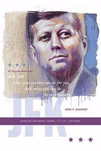 JFK Dot Grid Matrix Journal 7x10
