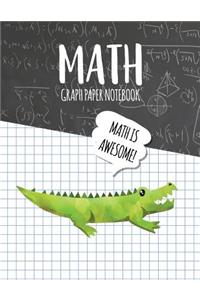 Math Graph Paper Notebook