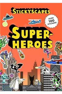 Stickyscapes Superheroes