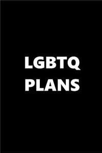 2019 Daily Planner Lgbtq Plans Black White 384 Pages