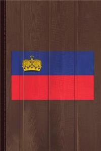 Liechtenstein Flag Journal Notebook