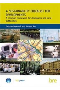 A Sustainability Checklist for Developments