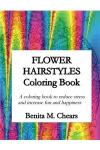 Flower Hairstyles Coloring Book