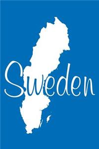 Sweden - Cobalt Blue Lined Notebook with Margins