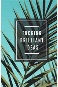 Fucking Brilliant Ideas (Notebook)