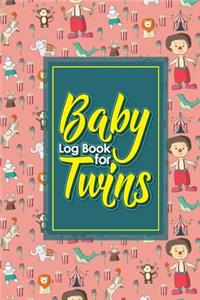 Baby Log Book for Twins