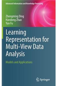 Learning Representation for Multi-View Data Analysis