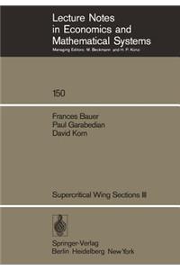 Supercritical Wing Sections III