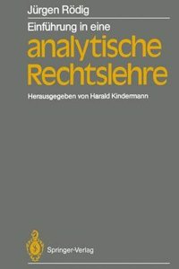 Einfuhrung in eine analytische Rechtslehre