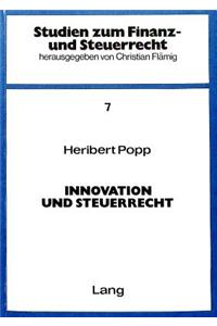 Innovation und Steuerrecht