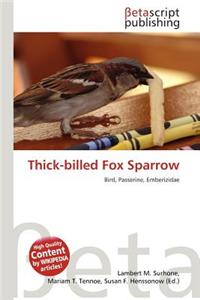 Thick-Billed Fox Sparrow