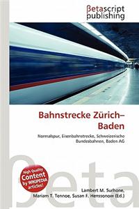 Bahnstrecke Z Rich-Baden