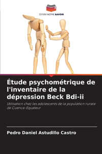 Étude psychométrique de l'inventaire de la dépression Beck Bdi-ii
