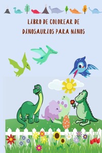 Libro de Colorear de Dinosaurios para Niños