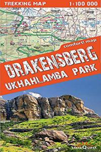 terraQuest Trekking Map Drakensberg & Ukhahlamba Park