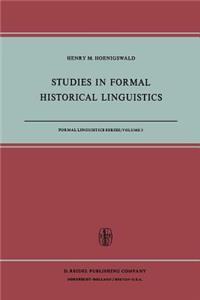 Studies in Formal Historical Linguistics