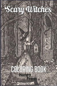 Scary Witches Coloring Book
