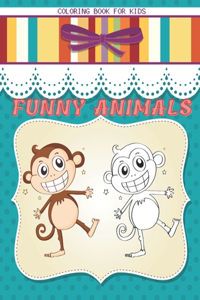 Funny Animals - Coloring Book for Kids