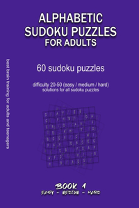 Alphabetic Sudoku Puzzles for Adults