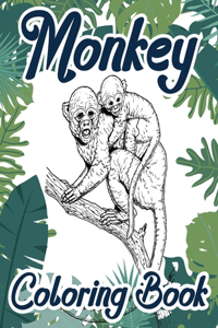 Monkey Coloring Book