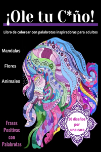 Libro de colorear con palabrotas inspiradoras para adultos
