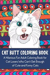 Cat Butt Coloring Book