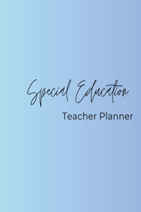 Special Education Teacher Planner