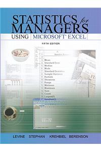 Statistics for Managers Using Microsoft Excel, (Sve) Value Pack (Includes Student Study Guide & Solutions Manual & Key Formula Guide)