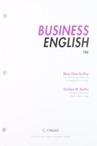 Bundle: Business English, Loose-Leaf Version, 13th + Mindtap 1 Term Printed Access Card