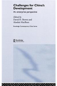 Challenges for China's Development: An Enterprise Perspective