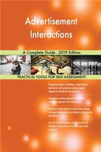Advertisement Interactions A Complete Guide - 2019 Edition