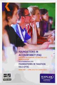 FTX Foundations in Taxation - Study Text
