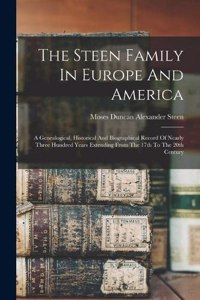Steen Family In Europe And America