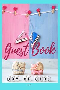 Baby Shower Guest Book- Boy or Girl