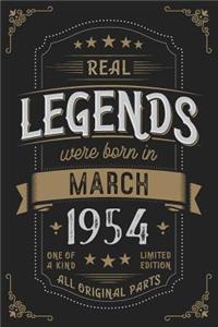 Real Legendes were born in March 1954
